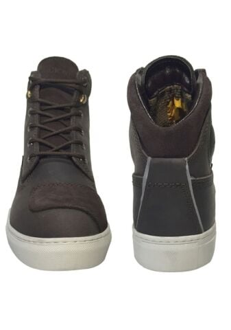 Rockwell Cafe Brown Impactec Motosiklet Botu