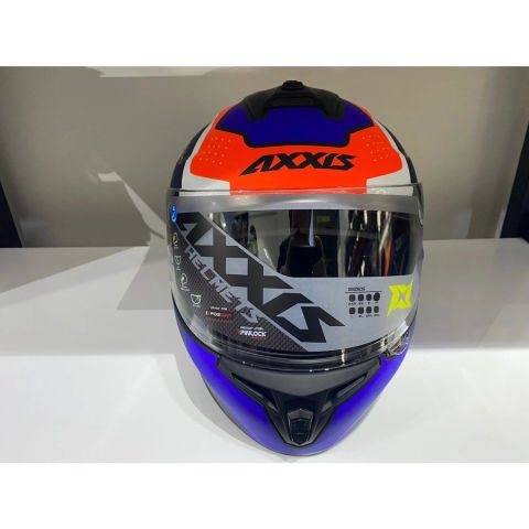 Axxis Draken Cougar Matt Blue Kask