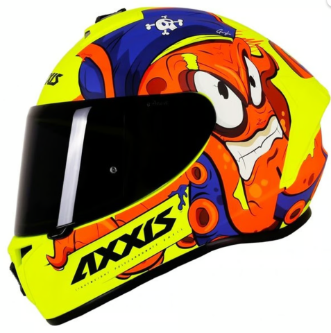 Axxis Draken S Garglen Matt Fluor Orange Kask