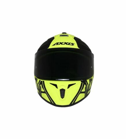 Axxis Draken Dekers Matt Fluor Yellow Kask