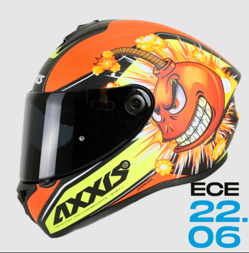 AXXIS DRAKEN S BOMBS A5 MATT RED