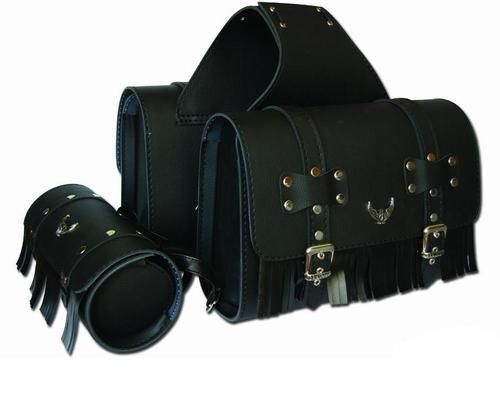 Armode AR-33  Deri Motor Çantası 3'lü Set