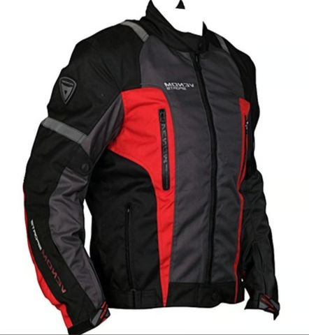 Venom Air Racing Erkek Motosiklet Montu Kırmızı - Siyah