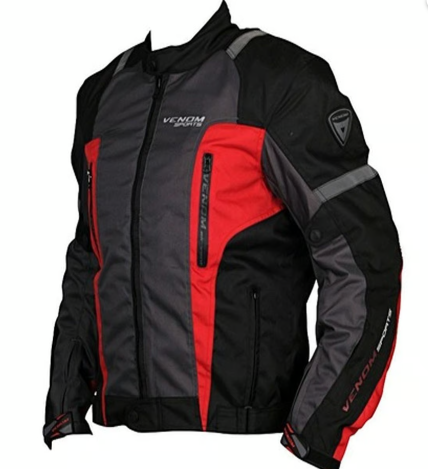 Venom Air Racing Erkek Motosiklet Montu Kırmızı - Siyah