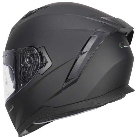 CGM 311A ​​BLAST MONO Tam Yüz Motosiklet Kaskı Mat Siyah