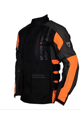 Venom Tourex Touring Erkek Motosiklet Montu Siyah - Turuncu
