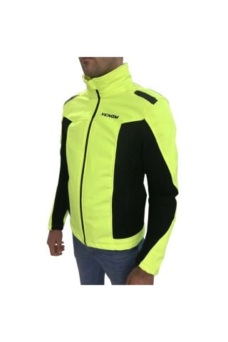 Venom Jaws Air Mesh Soft Shell Sarı Ceket - Motosiklet Montu