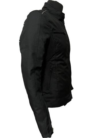 Venom Lady Alice Siyah Kadın Motosiklet Montu