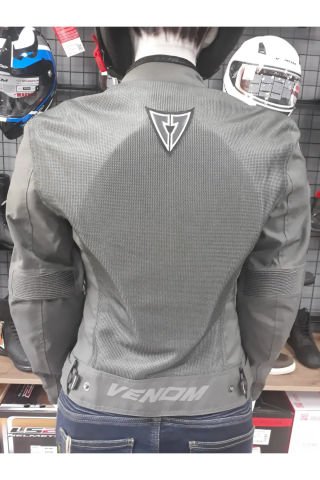 Venom Jessy Lady Gri Motosiklet Montu