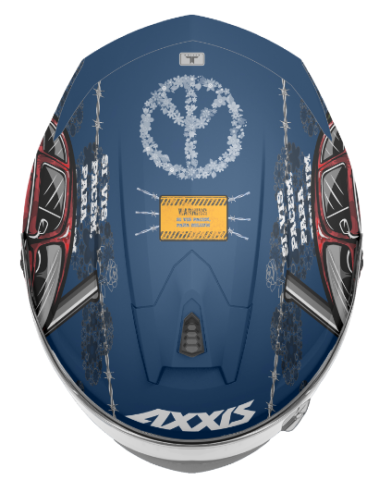 AXXIS DRAKEN S IRON PEACE MATT BLUE