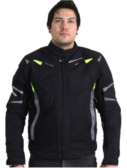 Venom City Yazlık/Mevsimlik Motosiklet Montu (Kısa Model)